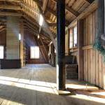 Upper barn floor